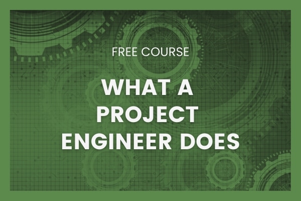 what a project engineer does course cover image green